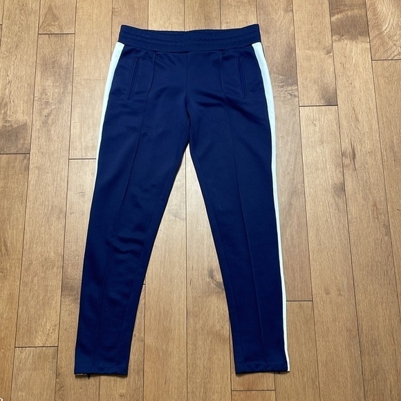 Aritzia Babaton TNA Navy Blue White Stripe Tuxedo Pant track jogger, sz M (S) - Picture 8 of 14